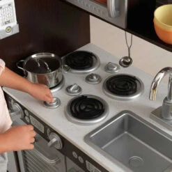 Kidkraft Uptown Epresso Play Kitchen -Motherswork Store Kidkraft Uptown Espresso Play Kitchen 2