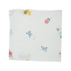 Little Rei X Maison Q Animal Balloon Wash Cloth - 4pc -Motherswork Store MaisonQ WashCloth4PieceAnimalBalloon 01