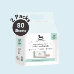 Applecrumby® Fresh Hydrating Wipes 80s (2 Packs Bundle) -Motherswork Store Mothers Day2024 04