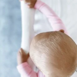 Raph&Remy Long Sleeve Premium Bamboo Zippie - Blush Pink -Motherswork Store RAPH REMY Premium Bamboo Zippies lifestyle 0011 1442x1442 b37d2876 7530 4a06 ba40 2062f2125766