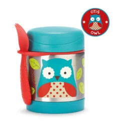 Skip Hop Zoo Insulated Little Kid Food Jar -Motherswork Store Skip hop zoo insulated little kid food jar owl