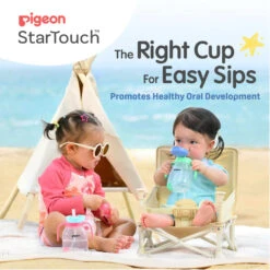 Pigeon StarTouch™ Straw Cup With Gravity Ball (250ml) -Motherswork Store StarTouch 1 CoverKV