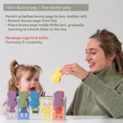 Taf Toys Bunny School Match & Count Toy -Motherswork Store TafToysBunnySchoolMatch CountToy Motherswork 2