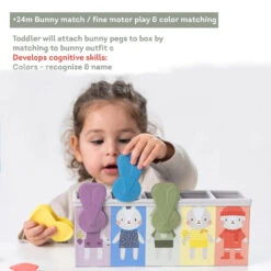 Taf Toys Bunny School Match & Count Toy -Motherswork Store TafToysBunnySchoolMatch CountToy Motherswork 3