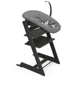 Stokke Tripp Trapp Newborn Set -Motherswork Store TrippTrapp OakBlack NbS Black DarkGrey ACTIVE ToyHanger 1 5 US eCom