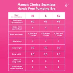 Mama's Choice Seamless Hands Free Pumping Bra (Cream) -Motherswork Store Usecase copy 2