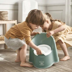 Babybjorn Potty Chair -Motherswork Store babybjorn potty chair deep green white 055268 003 1