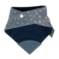 Cheeky Chompers Midnight Stars Neckerchew - Teething Dribble Bib -Motherswork Store cc18