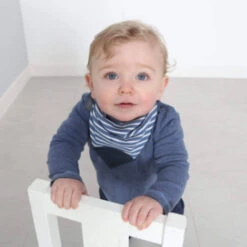 Cheeky Chompers Preppy Stripes Neckerchew - Teething Dribble Bib -Motherswork Store cc32
