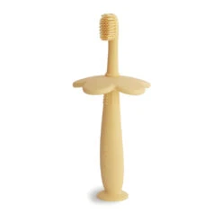 Mushie Flower Training Toothbrush -Motherswork Store daffodil