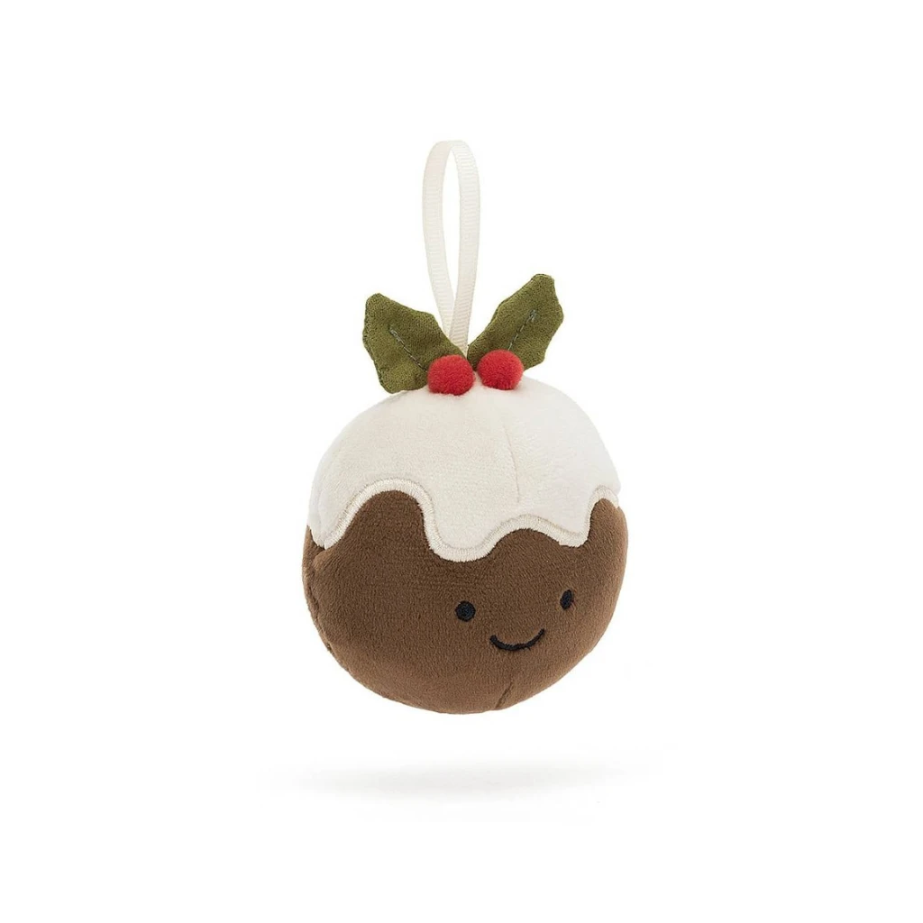 Jellycat Festive Folly Christmas Pudding 1 Jellycat Festive Folly Christmas Pudding
