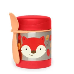 Skip Hop Zoo Insulated Little Kid Food Jar -Motherswork Store foodjarfox