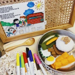 Busy Mat Premium Collaboration Series: Singapore Hawker Food Series -Motherswork Store jacknjill