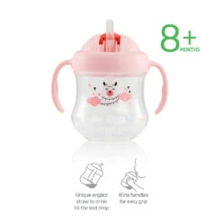 Pigeon Mag Mag Straw Cup Pink Llama 200ml -Motherswork Store llama a8f8d334 2364 4f35 83d2 45a78c320853