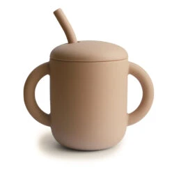 Mushie Training Straw Cup (6m+) -Motherswork Store msh27