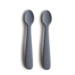 Mushie Silicone Feeding Spoons 2-Pack -Motherswork Store msh41