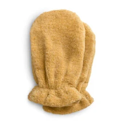 Mushie Organic Cotton Bath Mitt 2-Pack -Motherswork Store mustard 19a89c7f 76b5 4b26 bda6 f115feeeebb9