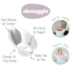 Shnuggle® Shnuggle Bath With Plug -Motherswork Store shnugglebath2