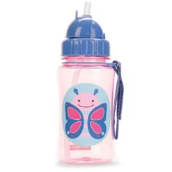Skip Hop Zoo Straw Bottle -Motherswork Store skiphop zoo straw bottle butterfly