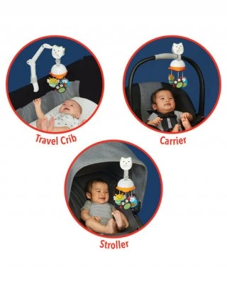 Skip Hop Baby Explore & More 3-in-1 Travel Mobile Crib Toy (0M+) 2 Skip Hop Baby Explore & More 3-in-1 Travel Mobile Crib Toy (0M+) - Image 2