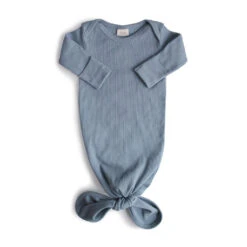 Mushie Ribbed Knotted Baby Gown 13 Mushie Ribbed Knotted Baby Gown -Motherswork Store tradewinds 21dd8f4c 2651 4750 b43e abcf37a1619b