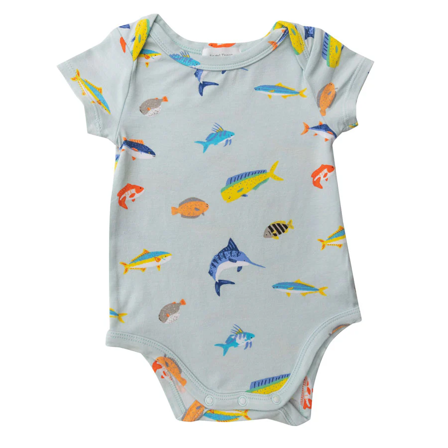 Motherswork Store -Motherswork Store tropical fish bodysuit blue angel dear
