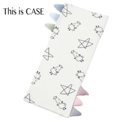 Baa Baa Sheepz Bed-Time Buddy Case Cute Big Star & Sheepz White -Motherswork Store whitecasem