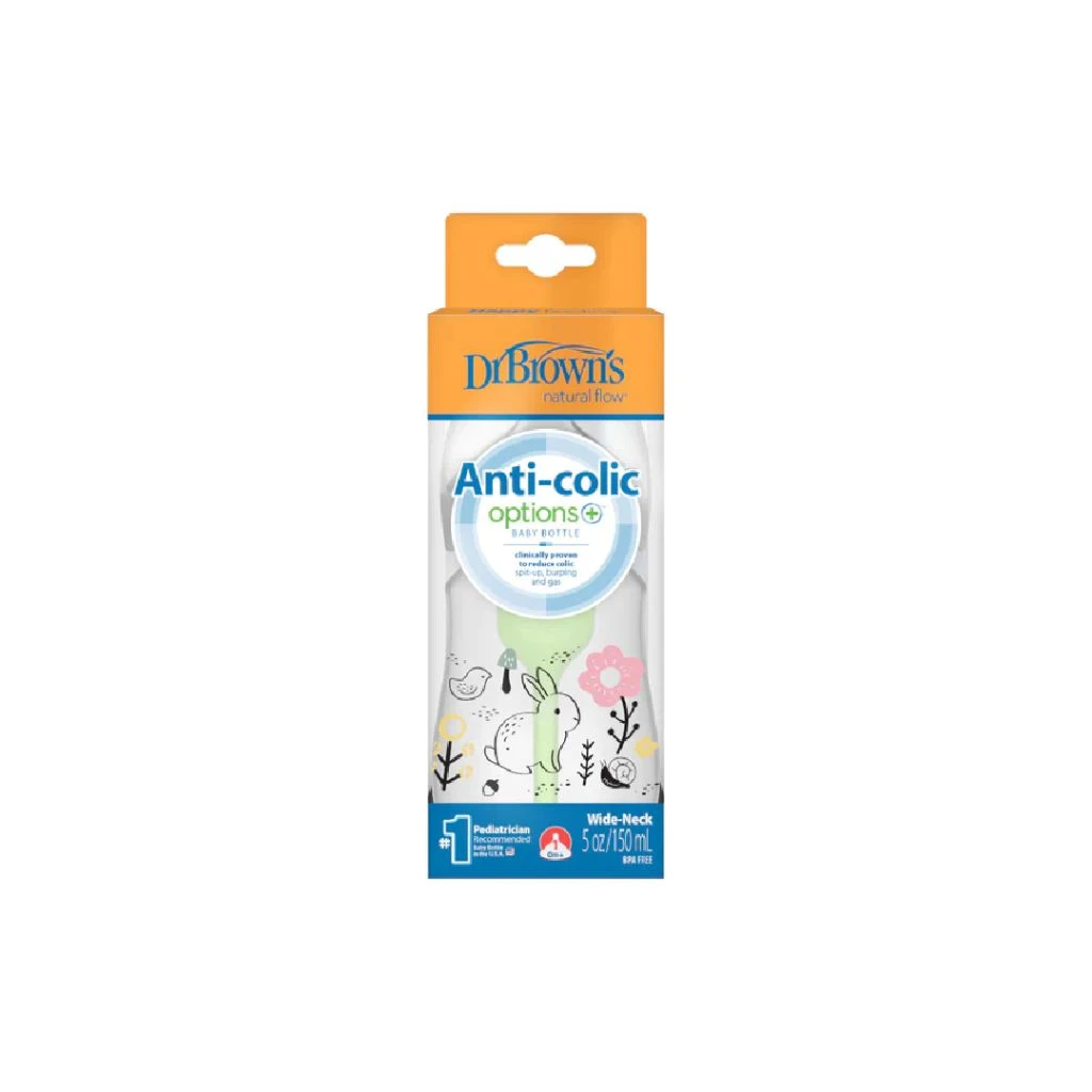 Dr. Brown's Dr Brown's Options+ Wide Neck Designer Bottle - Assorted Designs, 150ml, 1-Pack 4 Dr. Brown's Dr Brown's Options+ Wide Neck Designer Bottle - Assorted Designs, 150ml, 1-Pack - Image 4