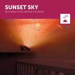 Zazu Sunset Sky Moving Projector Sound Machine -Motherswork Store zzu4